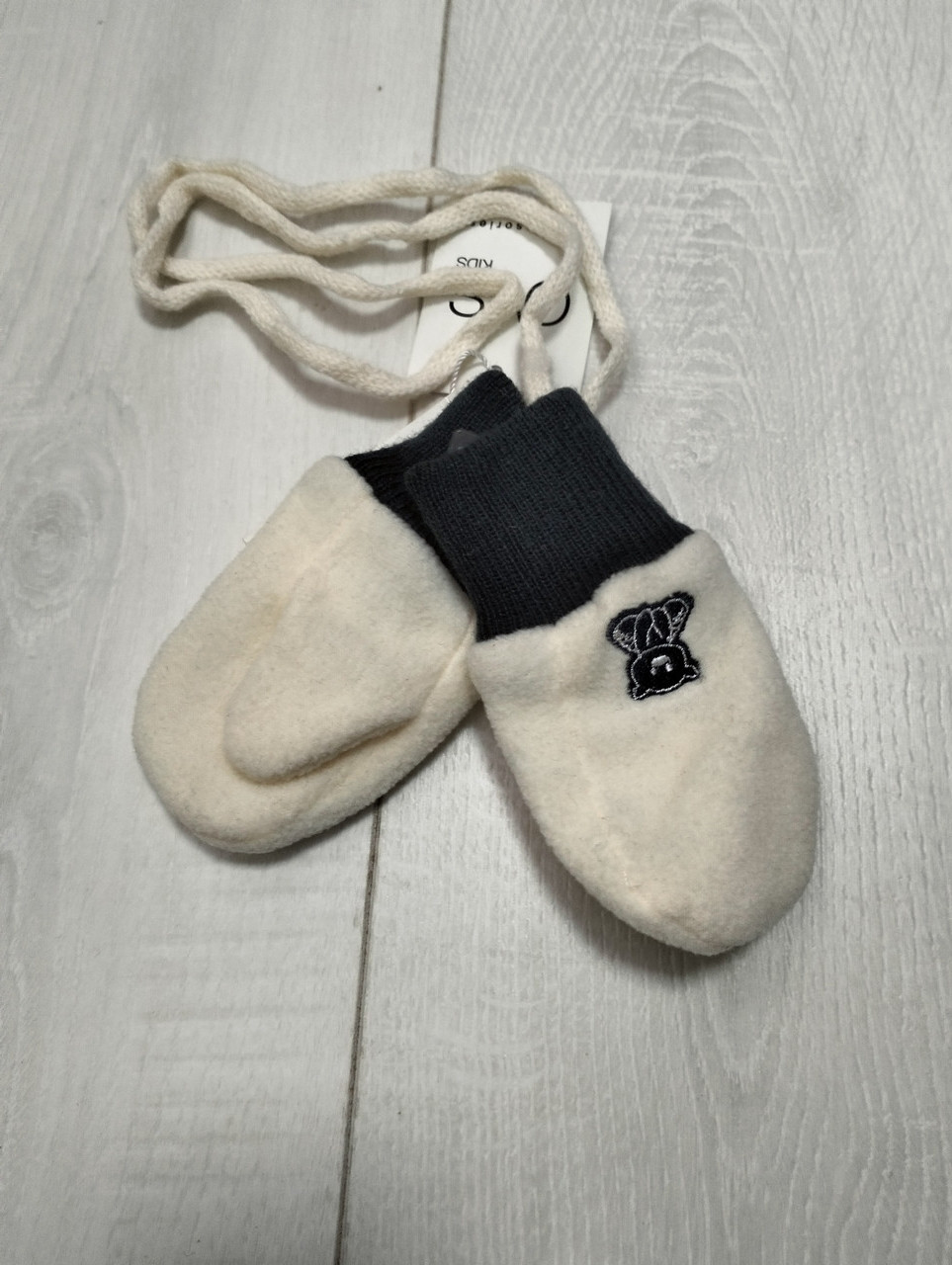 Рукавички для дитини флісові Ведмедик Ovs One size, фото 1