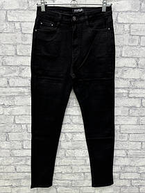 Жіночі чорні джинси американка з високою посадкою