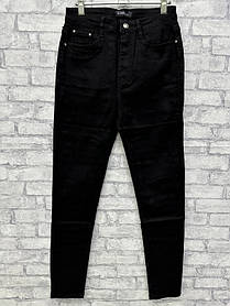 Жіночі чорні джинси американка з високою посадкою