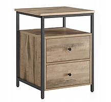 Тумба приліжкова S290 у стилі лофт Бежевий