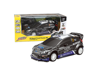 Машина на радіокеруванні M-Sport Ford Fiesta (довжина 25,5см, масштаб 1:16, гумові колеса, світло) 10452