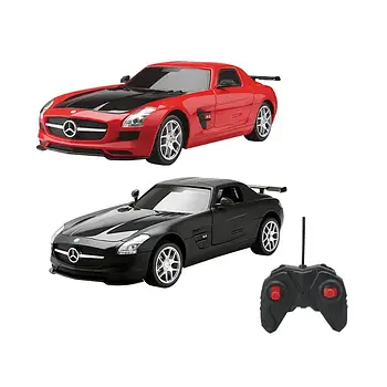 Машина на радіокеруванні Mercedes-Benz (довжина 29см, масштаб 1:16, світло, гумові колеса) 1602G