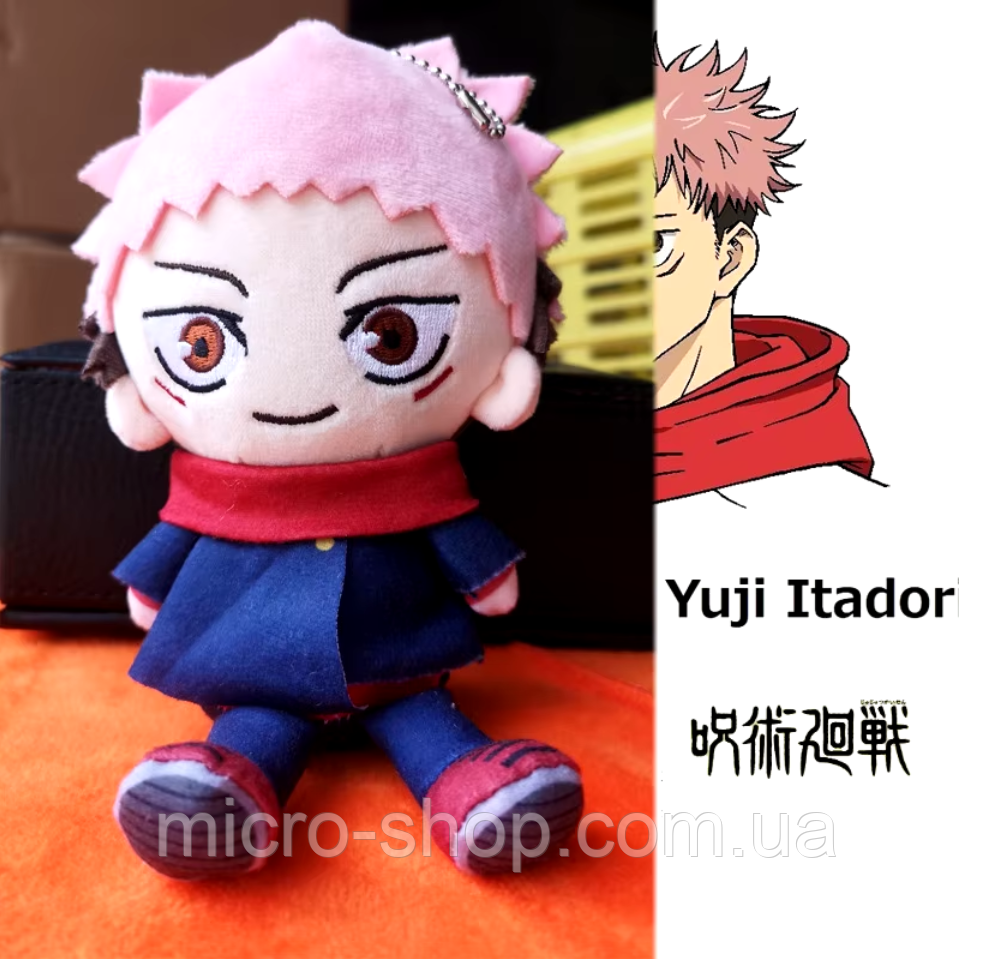 М'яка іграшка Магічна Битва Ітадорі Юджі Jujutsu Kaisen Yuji Itadori