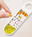 Органайзер для ліків контейнер для таблеток Storage Pill Box Small Grey, фото 4