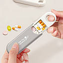 Органайзер для ліків контейнер для таблеток Storage Pill Box Small Grey, фото 3