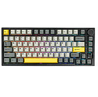 Клавіатура бездротова механічна AK820 Bluetooth 5.1/2.4G з дисплеєм і підсвіткою Універсальна Сірий