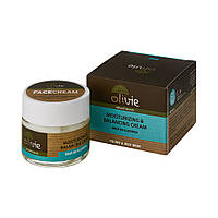 Крем для обличчя зволожуючий та балансуючий з чорним чаєм та протеїнами  60 мл Olivie
