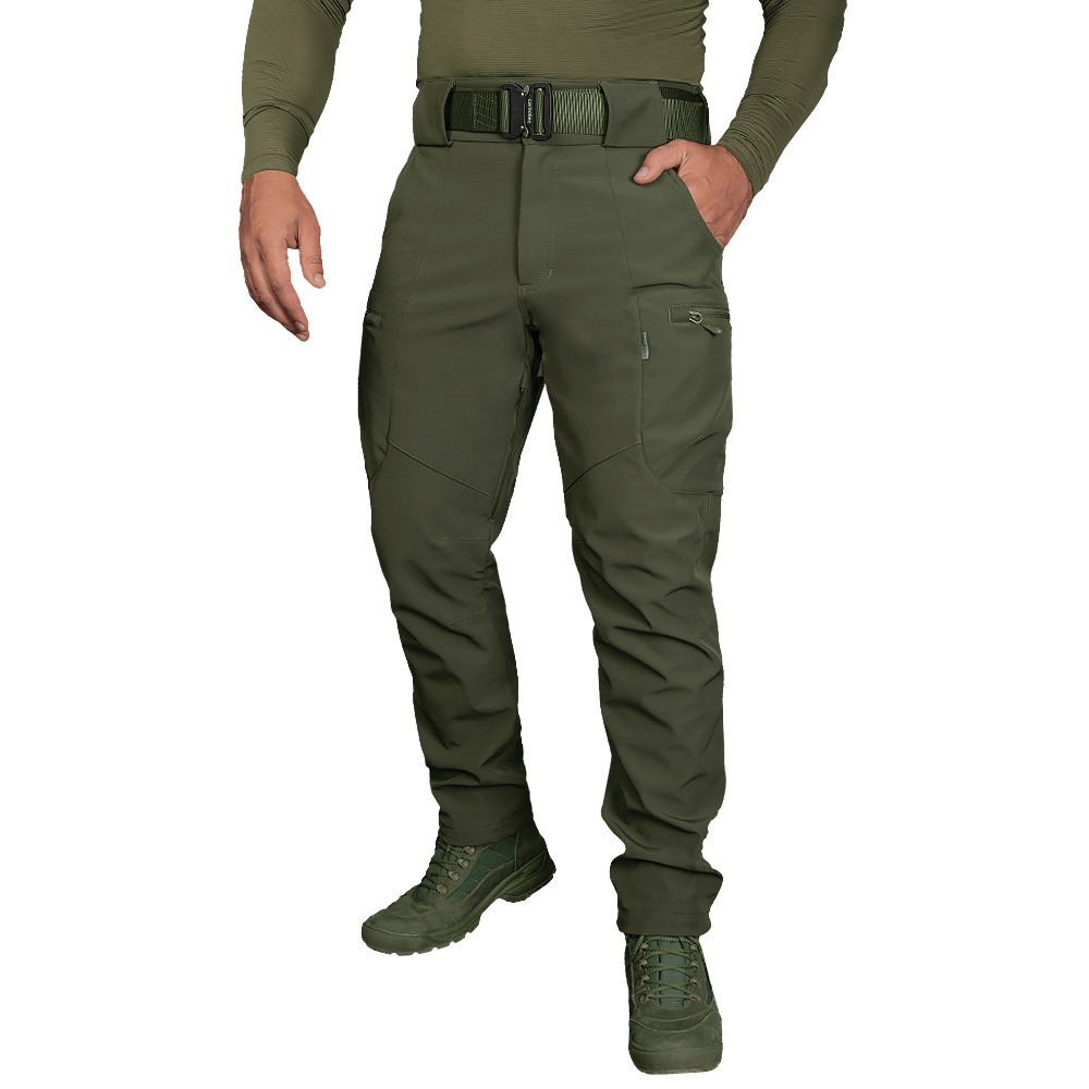 Штани з флісом Camotec Softshell Vent Олива РОЗМІР XXL