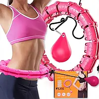 Обруч масажний ХулаХуп K717E Набір масажер гиря для схуднення R_2456