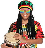 Шапка Растамана з дредами. Шапка в стилі Регі з дредами