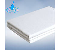 Наматрацник вологонепроникний махровий AquaStop білий 80х190 см з закритими бортами