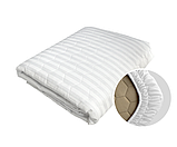 Наматрацник захисний бавовняний Point Art 120х190 см з закритими бортами, фото 2