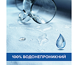 Наматрацник круглий вологонепроникний махровий AquaStop білий Ø 230 см з закритими бортами, фото 3