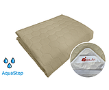 Наматрацник вологонепроникний захисний Point Art AquaStop бежевий 90х200 см з гумкою по 4-х кутах, фото 2