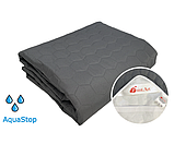 Наматрацник вологонепроникний захисний Point Art AquaStop сірий 140х200 см з гумкою по 4-х кутах, фото 2