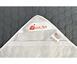 Наматрацник захисний Point Art сірий 200х220 см з резинкою по 4-х кутах, фото 3