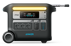Портативна зарядна станція Anker Solix F2000 - 2048Wh/AC 2300W/100W 2xPD/3xUSB/1xCar/MPPT, фото 3