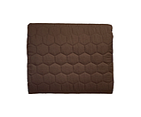 Наматрацник вологонепроникний захисний Point Art AquaStop коричневий 80х190 см з закритими бортами, фото 4