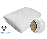 Наматрацник вологонепроникний захисний Point Art AquaStop білий 160х190 см з закритими бортами, фото 2