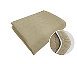 Наматрацник захисний Point Art бежевий 140х190 см з закритими бортами, фото 2