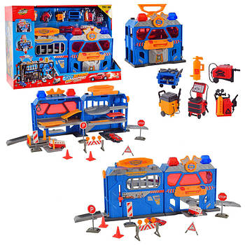 Дитяча іграшка паркінг "City Actione" SK-739SB 2 машинки в комплекті, світло, звук