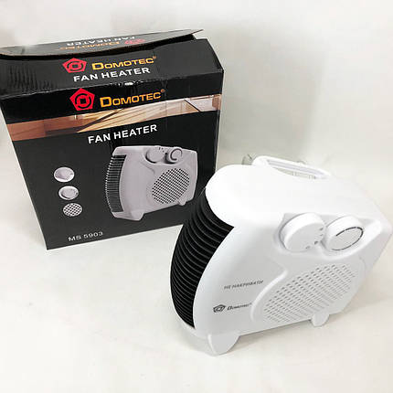 Тепловентилятори підлогові дуйчики, Настільний обігрівач для дому, Обігрівач дуйчик ZE-60, фото 1
