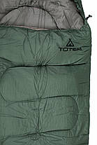 Спальний мішок Totem Fisherman ковдра з капюш лівий olive 190/73 UTTS-012, фото 6