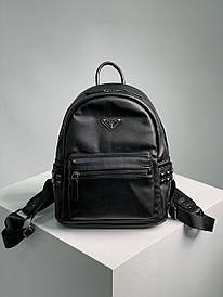 Жіночій рюкзак міський Prada Saffiano Leather Bag Black