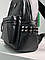 Жіночій рюкзак міський Prada Saffiano Leather Bag Black, фото 8