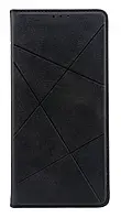Чохол книжка Business Leather для Xiaomi Redmi 12 на магніті з підставкою чорний
