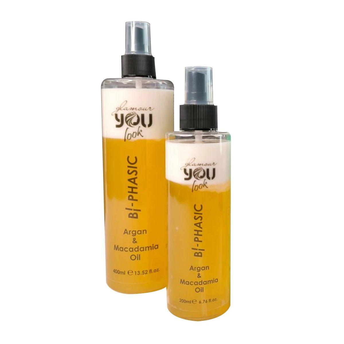 Двофазний спрей-кондиціонер You Look Professional Glamour Bi-Phasic Argan & Macadamia Oil 200 мл