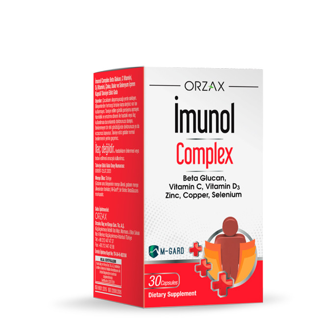 Orzax Imunol Complex / Підтримка імунної системи 30 капсул