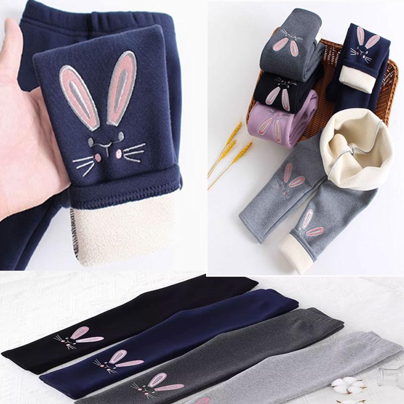 Дитячі теплі лосини лосини на флісі/овчинці на дівчинку СИНІ. Штани на хутрі на дівчаток.