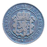 Люксембург 2½ сантима, 1854, фото 2