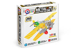 Конструктор металевий "Літак-біплан","Технокомп" №4791