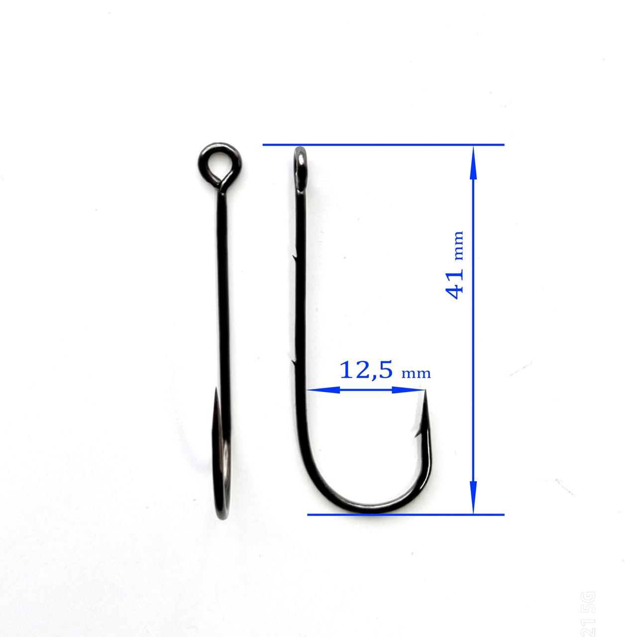 Гачок одинарний з насічками Vido Craft (Kumho) S-60 size 2/0 (10шт)