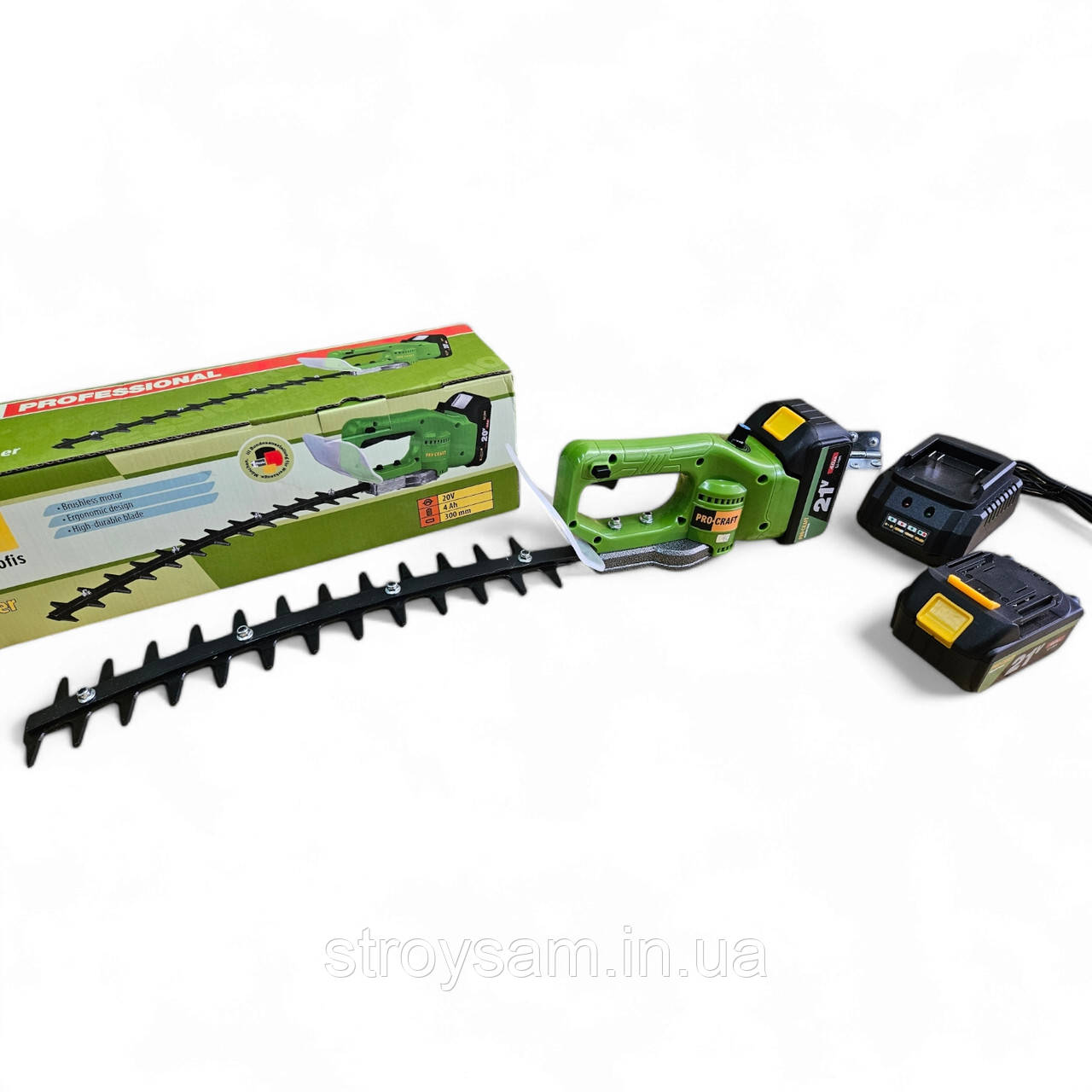 Кущоріз, садові ножиці, кущоріз акумуляторний Pro Craft PZA20 Німеччина
