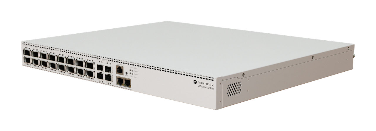 Комутатор керований Mikrotik (CRS520-4XS-16XQ-RM)