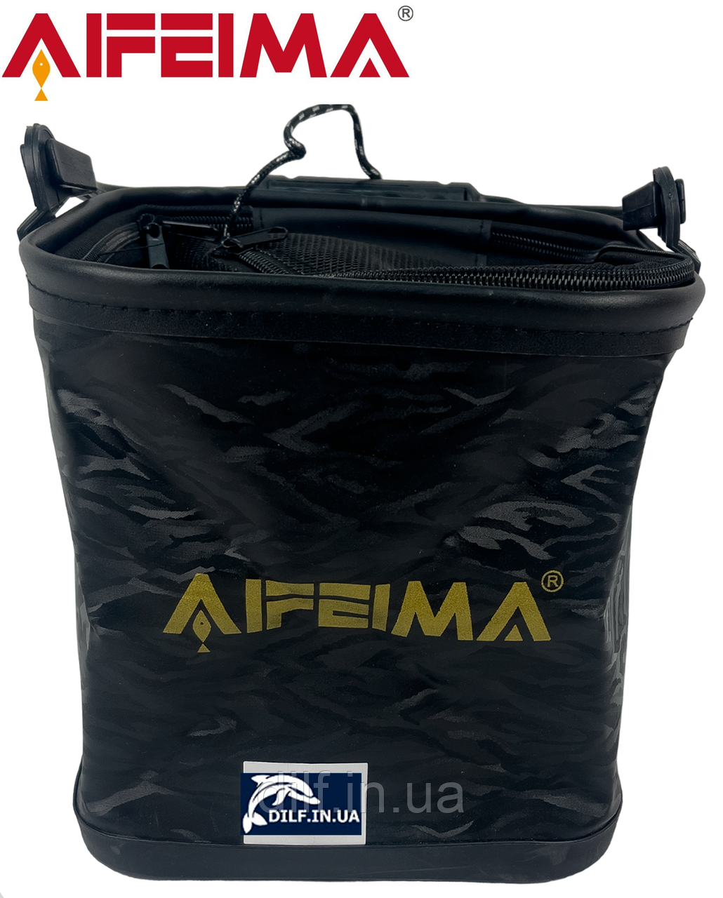 Відро Feima EVA для риби живця квадратне 15 літрів AIFEIMA