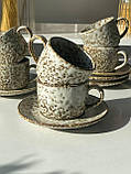 Чайний набір 6 чашок з блюдцями "Нормандія" 190 мл, фото 5
