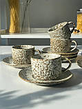 Чайний набір 6 чашок з блюдцями "Нормандія" 190 мл, фото 4