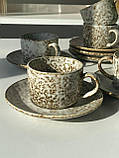 Чайний набір 6 чашок з блюдцями "Нормандія" 190 мл, фото 2