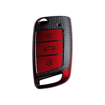 Чохол для ключа Seat, шкіра червоний