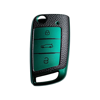 Чохол для ключа Seat, шкіра зелений