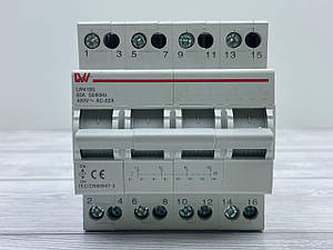 Перемикач для введення резерву 3 позиційний LW LW419G 4P 63А