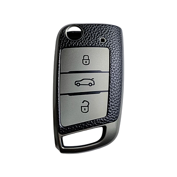 Чохол для ключа Seat, шкіра сірий