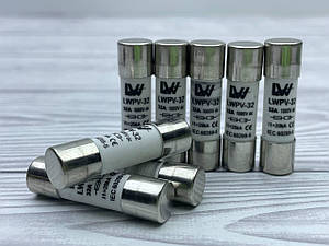 Запобіжник LWPV-32 10х38мм 32A 1000V (FUSE 10x38 - 32A)