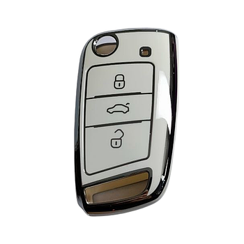 Чохол для ключа Seat, глянець хром