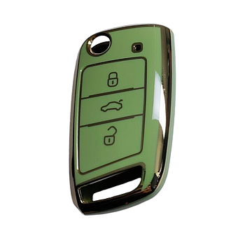 Чохол для ключа Seat, глянець зелений