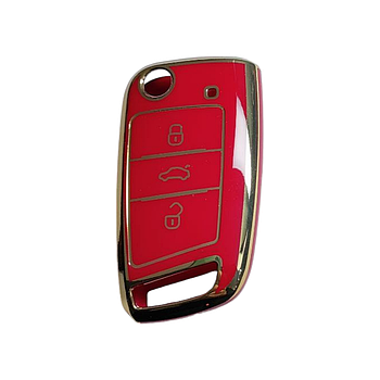 Чохол для ключа Seat, глянець червоний